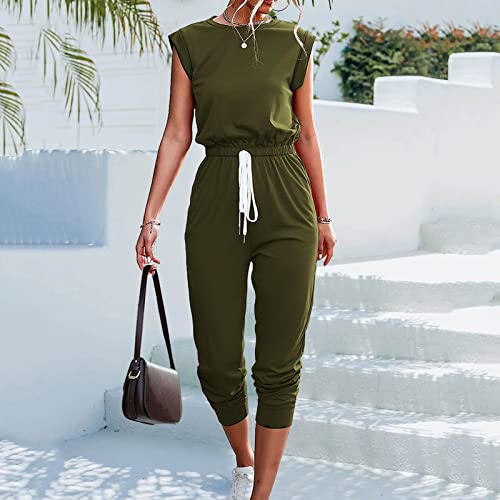 Zisugp Jumpsuits For Women Casual Romper Pants For Women Dressy Petite Loose Jumpsuits For Women Women's Jumpsuits Tie-Dye Prints White Jumpsuit For Women Elegant For Party Women's Strapless Romper #TOP4