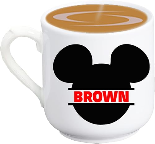 Miniatura 3 de Juego de tazas de café MM Head Custom Parejas Names Mug Head Mouse tazas de café para mujeres, compromiso, aniversario, boda, pareja para él y ella