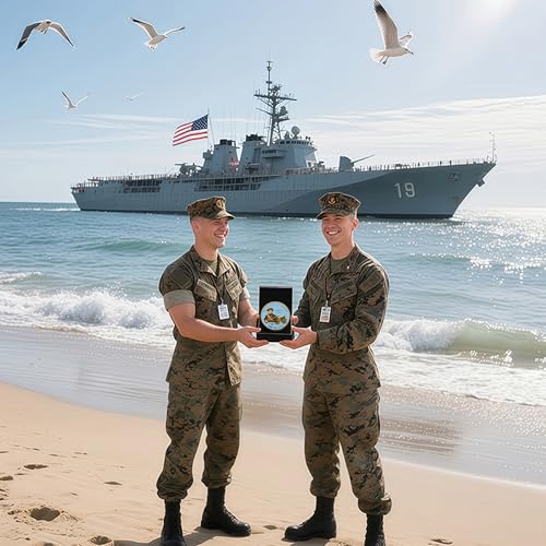 Image of 250th Anniversary U.S. Army Challenge Coin 1775-2025 - Double-Sided Gold-Plated U.S. Military Commemorative Coin - 1.77 inch High Relief Patriotic Collector Keepsake for Veterans (Army)