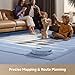 DREAME L40s Ultra CE Robot Vacuum and Mop Combo with Self-Emptying Dock, 13,000Pa Suction, Mop Self-Cleaning and Auto-Raising, Ultrasonic Carpet Sensing, Ideal for Pet Hair, Carpet and Hard Floors