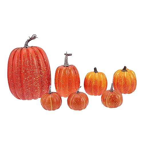ABOOFAN 1 Set Pumpkin Decorations Fake Pumpkins Props Simulation Pumpkin Decor Pumpkin Model Decor Harvest Festival Decor Artificial Pumpkins Decor Big Pumpkin Foam Halloween