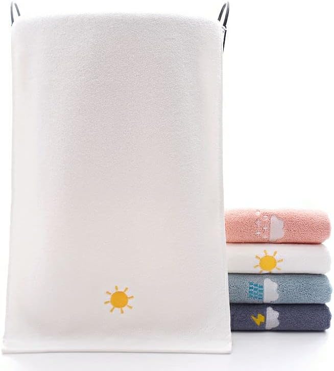 Miniatura 7 de Toallas de mano de algodón ultra absorbentes y suaves (paquete de 4, 14 x 29 pulgadas) para manos, cara, gimnasio y spa (juego de 4 toallas de mano)