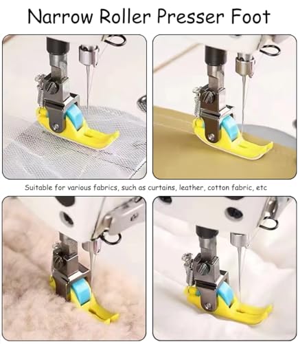 Prensatelas Narrow Roller para máquina de coser industrial miniatura 5