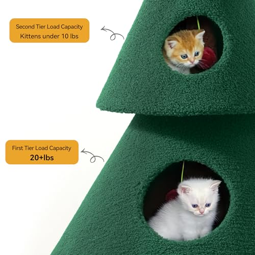 Image of DWVO 60in Cat Christmas Tree with 2 Condos
