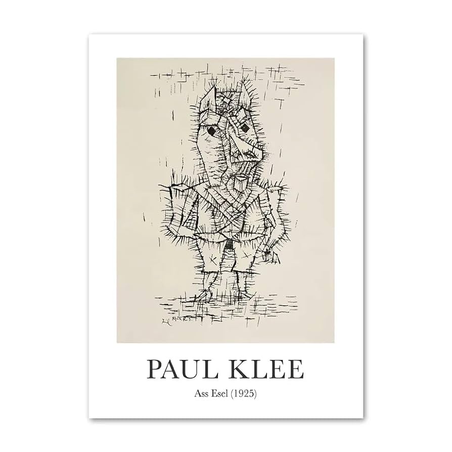 Amazon.co.jp: パウル・クレー・ポスターモダン抽象的なウォール