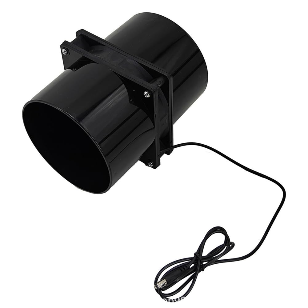 Aundhegrtt Inline Duct Fan for Grow Tent, Bathroom Kitchen Workshop Exhaust Ventilation Fan,Dual Flange High Airflow Quiet Blower