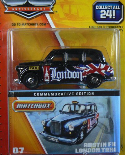 AUSTIN FX LONDON TAXI MATCHBOX 60TH ANNIVERSARY 2013 Commemorative Edition Vehicle #7 of 24