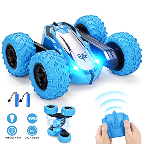 Remote Control Car, Villana RC Cars 4WD 2.4GHz Stunt Car Double Sided 360°
