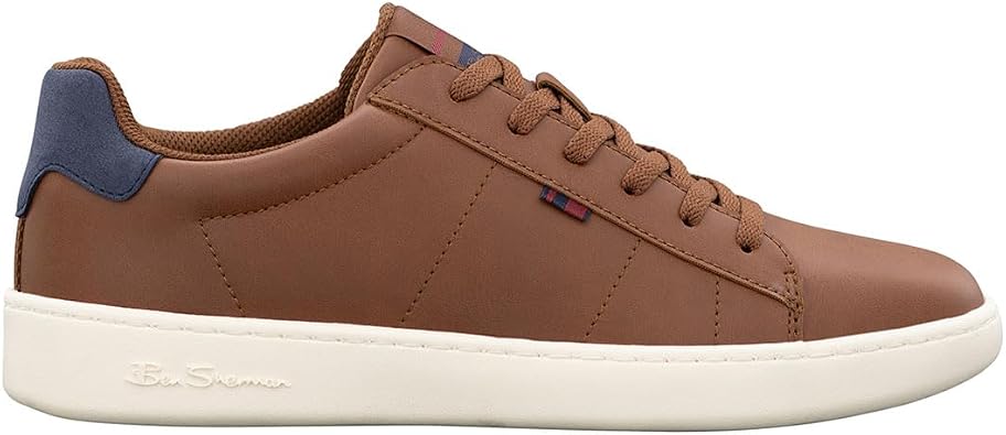 Ben Sherman Mens Hampton Lace Up Sneakers Shoes Casual