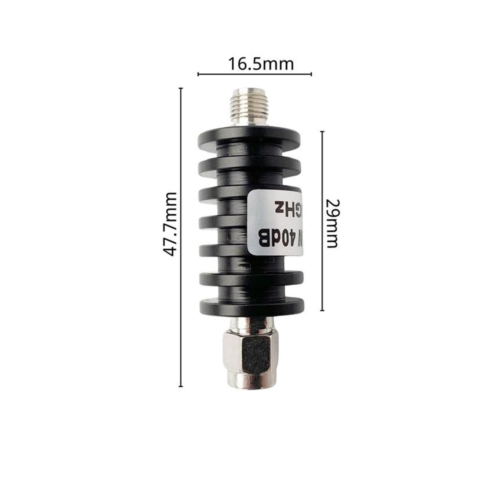 regolabile Attenuatore SMA-JK da 10 W, CC - 6GHz /8GHZ,1db,2db.3db,5db,6db,10db,15db,20db, 30dB,40db.50db.60db(15db,8GHZ)