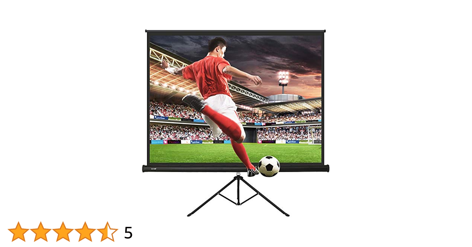 新品　工型スタンド付き プロジェクタースクリーン 100インチ 16:9 4K対応 自立式スクリーン projector screen 壁掛け 持ち運び 折りたたみ式 視野角160° 防しわ加工 Amazon | スクリーン 120インチ 16:9 プロジェクタースクリーン