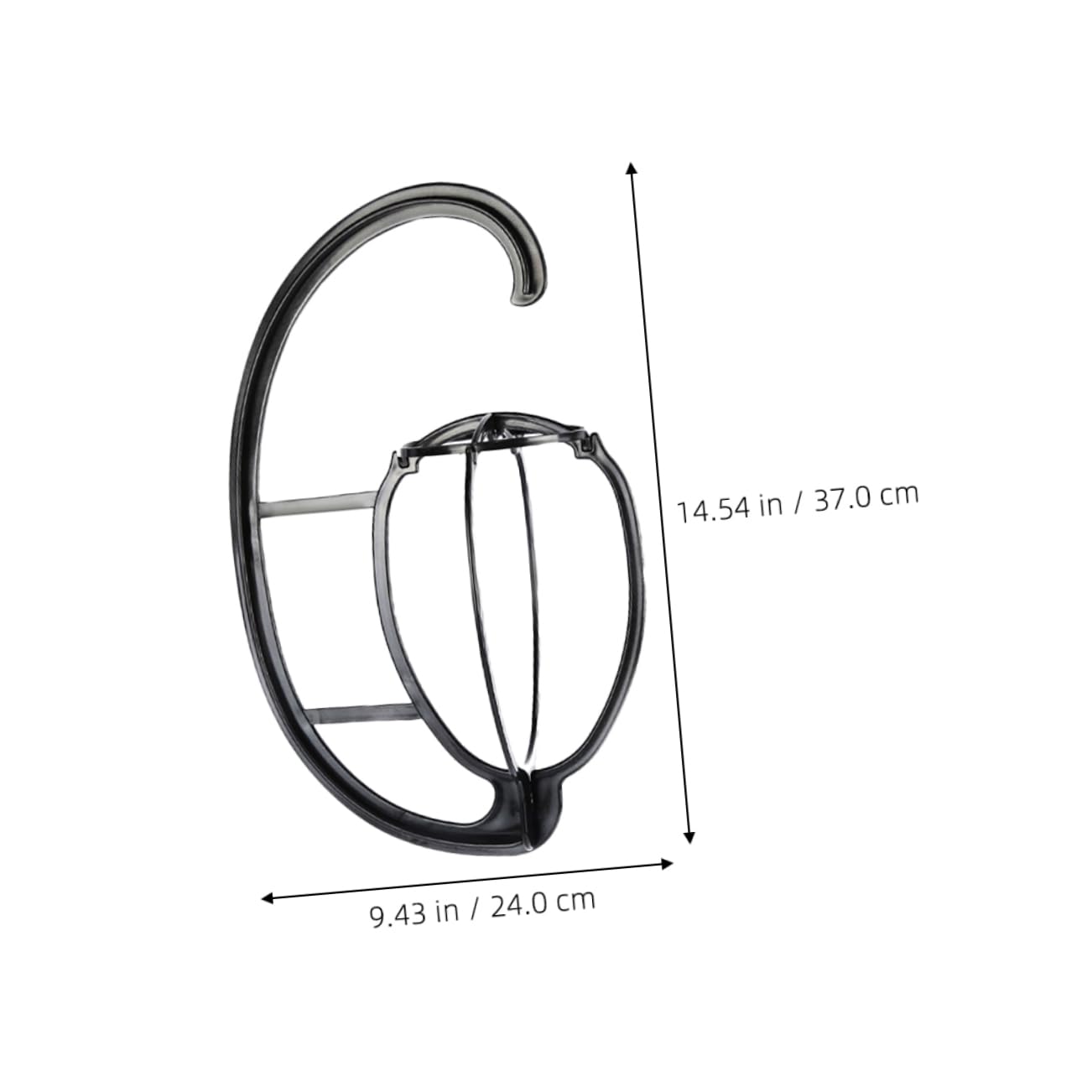 FRCOLOR Soporte para Peluca Desmontable Negro Pp, 6 Piezas