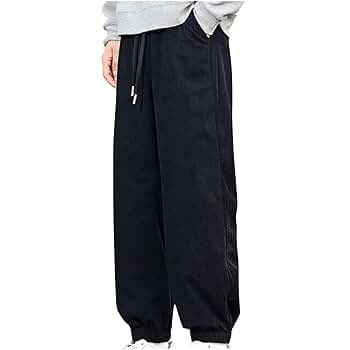 [ADLV] WIDE BIG CORDUROY PANTS /追跡付 Amazon.com: Mens Corduroy Pants Baggy Casual Elastic Waist