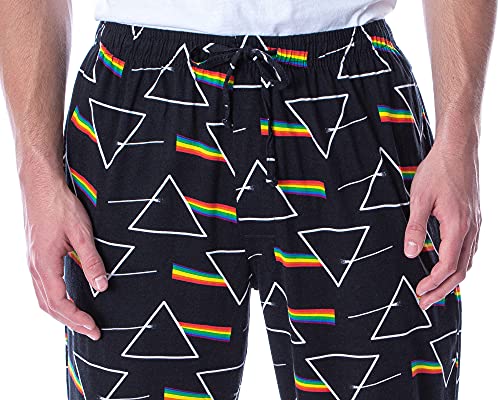 Pink Floyd Pajama Pants Adult Dark Side of the Moon Prism Sleepwear Bottoms Lounge Pants3