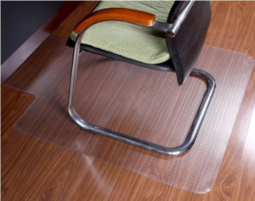 ProSource Clear Multitask Office Chair Floor Mat with Lip 48" x 36" Clear Multitask Office Chair Floor Mat for Hardwood Floors (48" x 36" with Lip)