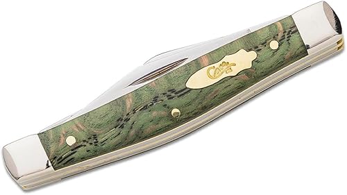 Miniatura 4 de Case xx Knives Stockman 64075 Kelly Green - Cuchillo de bolsillo de madera de roble rizado