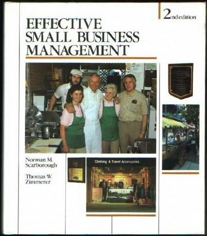 Effective small business management 0675207177 Book Cover