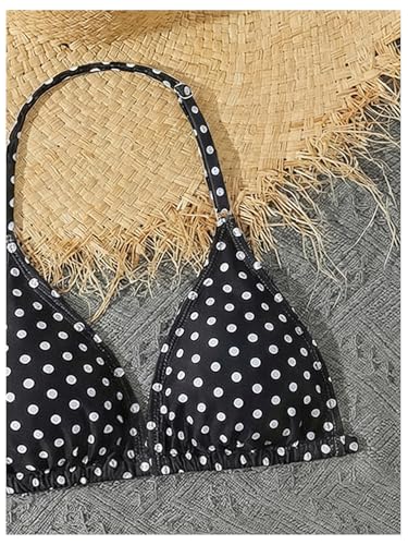 Image of RoseSeek Girl's 3 Piece Cute Bowknot Bathing Suit Halter Triangle High Waisted Swimsuit with Beach Cover Up Skirt