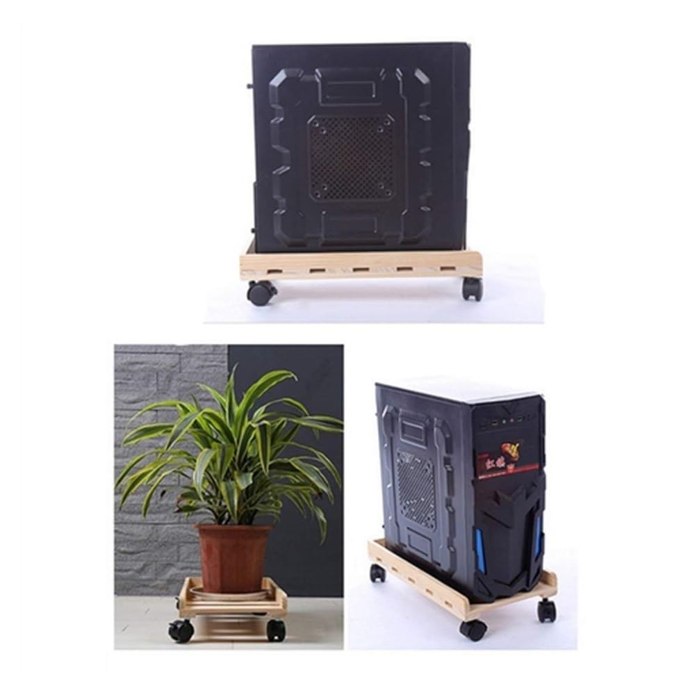 Akcesoria komputerowe Rolling CPU Stand with Locking Caster Wheels Mobile Desktop PC Host Case Cart Floor CPU Holder Under Desk Stojak na wieżę komputerową