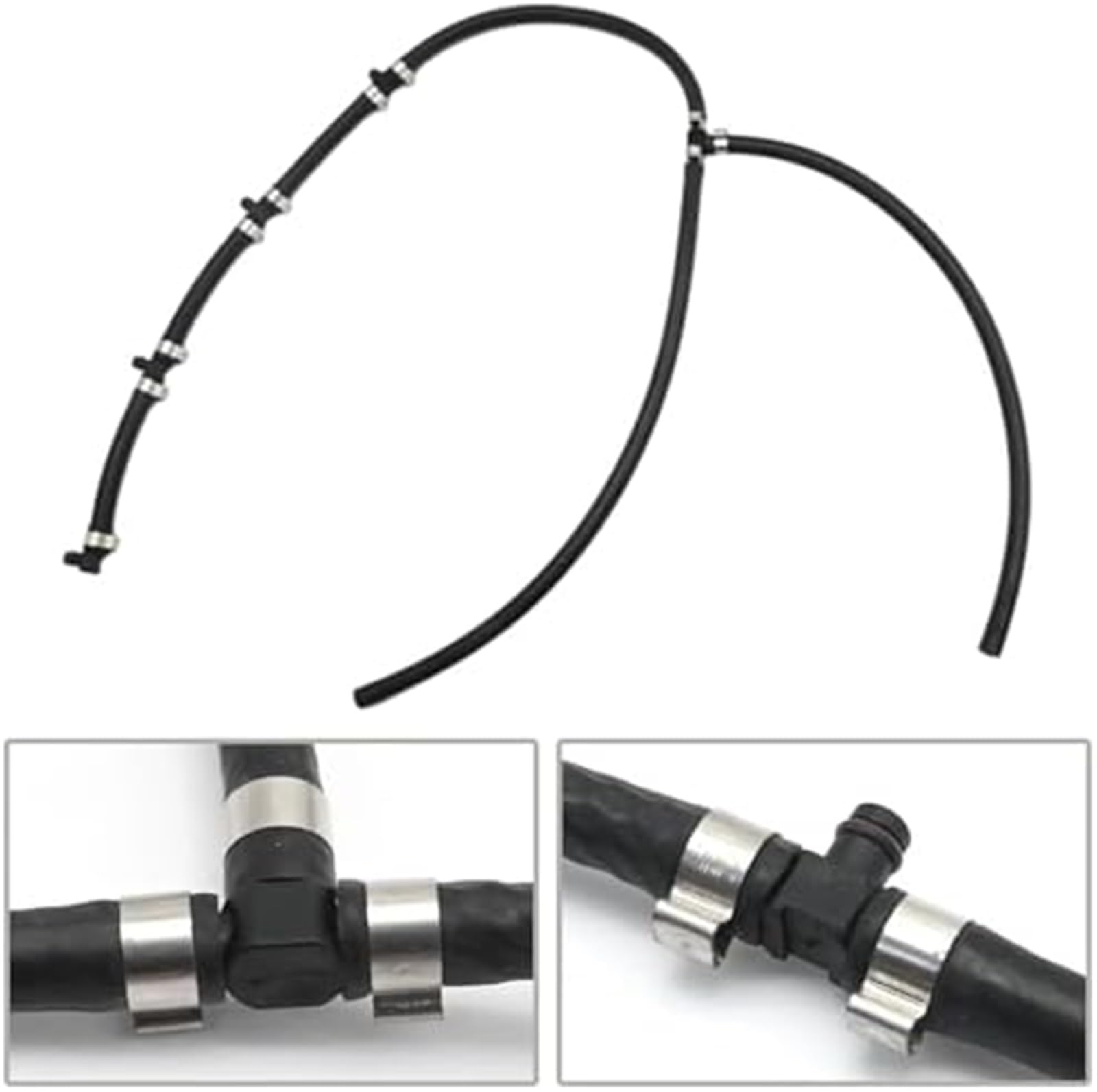 Tuyau de Retour de Fuite de Carburant Noir 55578366, for Opel, Astra, Corsa, Meriva, Zafira 1.7 CDTi 97376655 98134488 Tuyau de Retour de Carburant pour Voiture