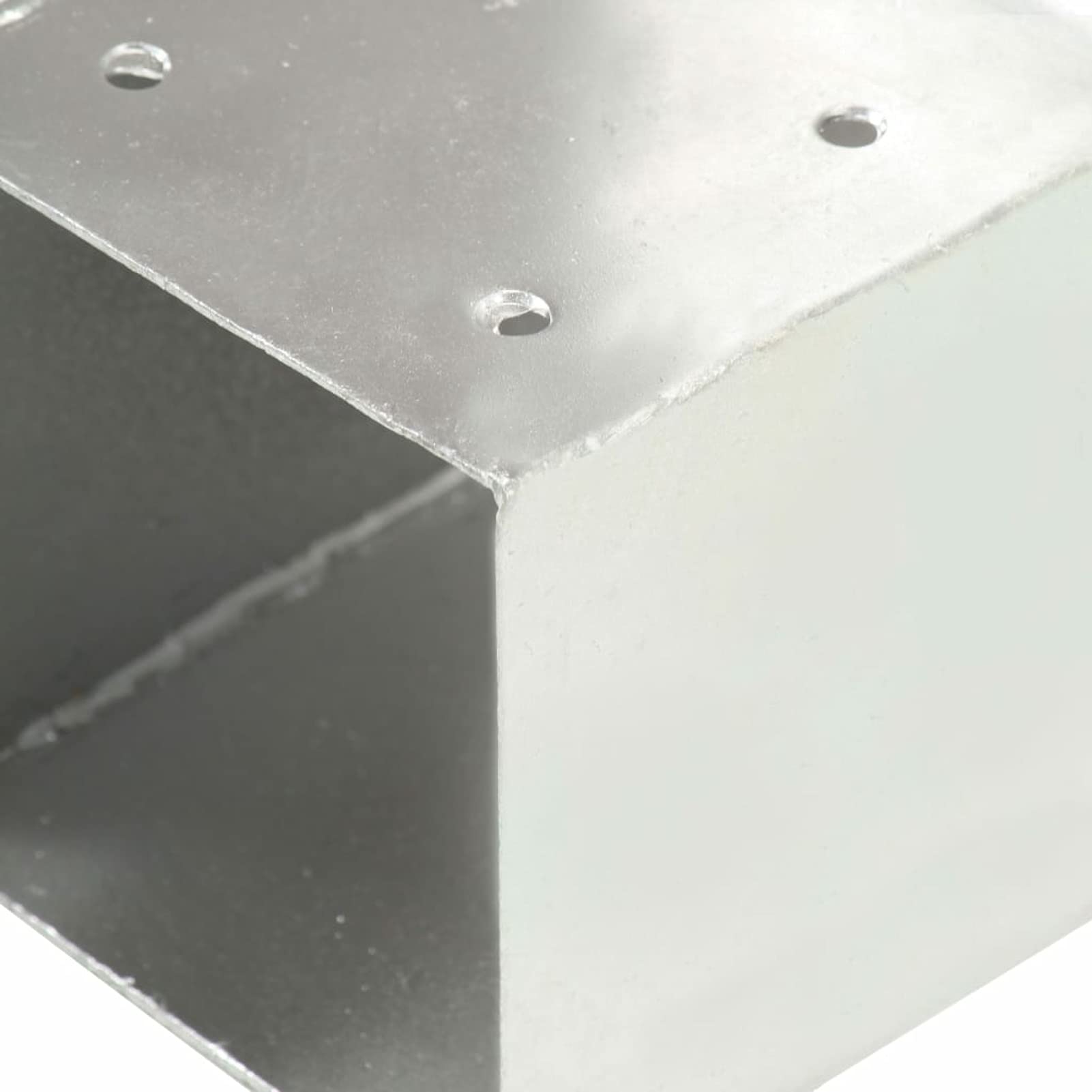 Conectores de Postes en T 4 uds, Anclajes, Postes, Connex, Metal galvanizado 91x91 mm
