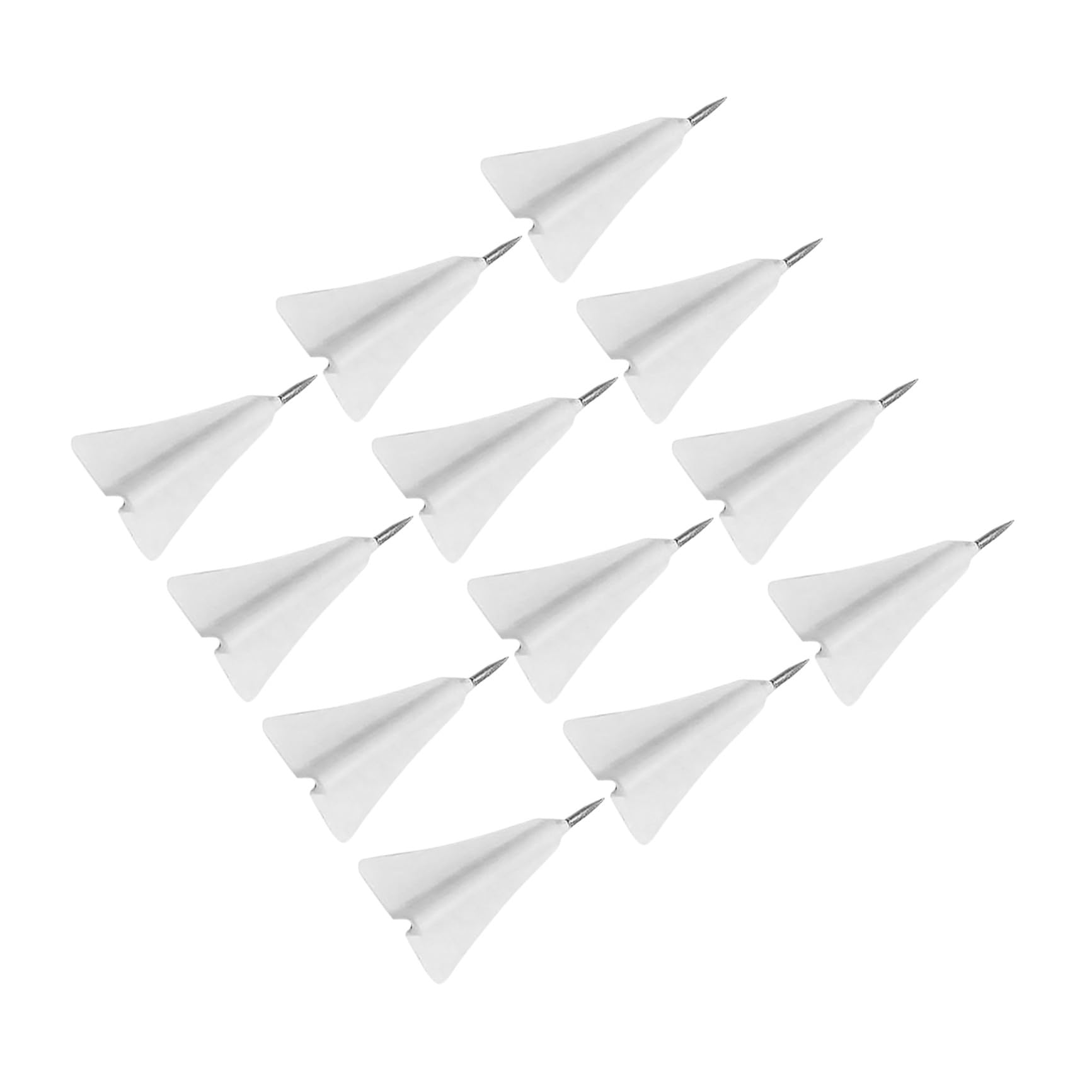 Zerodeko Lot de 12 Punaises d'avion en Liège, Accessoires de Carte Pratiques et Colorés pour Tableau D'affichage, Fourniture de Bureau Compacte et Solide, pour Chambre et Activités