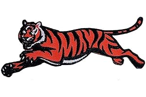 Cincinnati Bengals Iron On Appliques with Tiger Emblem