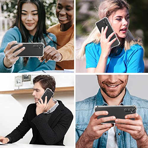 Aozuoton Samsung A14 5G Clear Case - Slim Soft Tpu, Shockproof, Screen Protector #TOP2