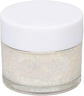 40ml Iluminador Líquido Glitter, Iluminador Brilhante Impermeável para Maquiagem Iluminador Líquido Gel Iluminador para Rosto e Corpo
