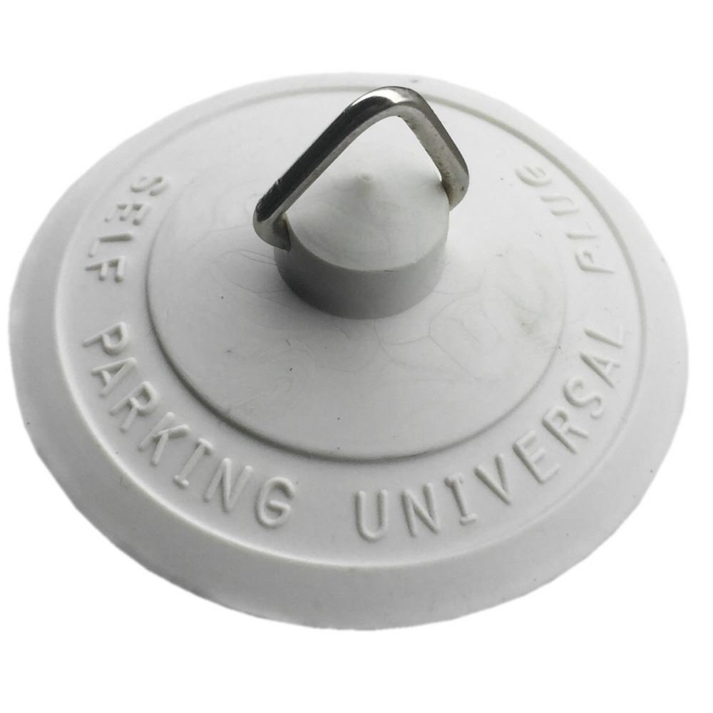 JILTON TYPE UNIVERSAL SELF SEATING RUBBER SINK BATH BASIN TRAVEL PLUG 56MM