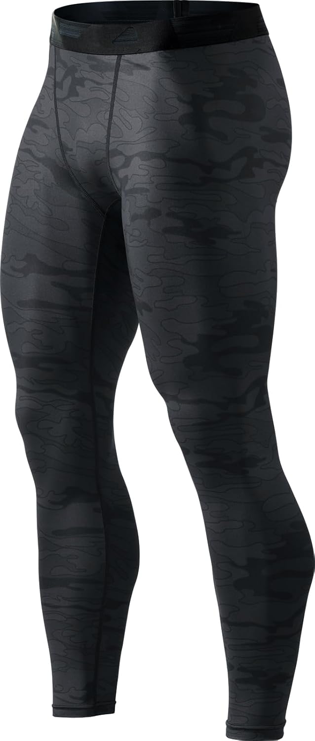 TSLA Men's Compression Pants - Cool Dry Athletic Sports Workout Running Tights Leggings Baselayer - Image 9