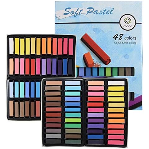 conda Soft Pastel Drawing Chalk Pastels 48 Assorted Colors Assorted Colors (48pcs) Cover