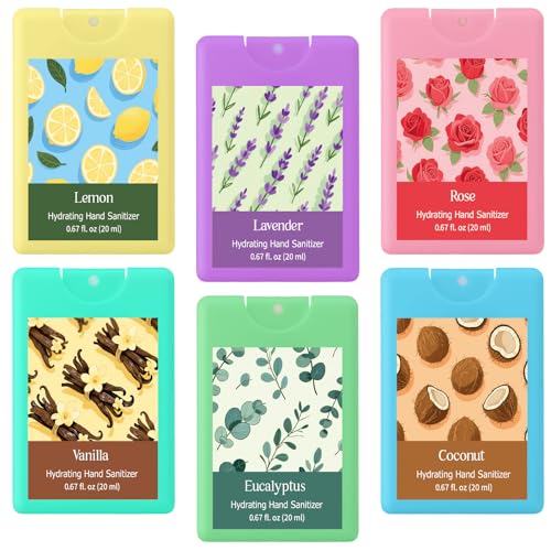 Dansib 6-Pack Hand Sanitizer Spray