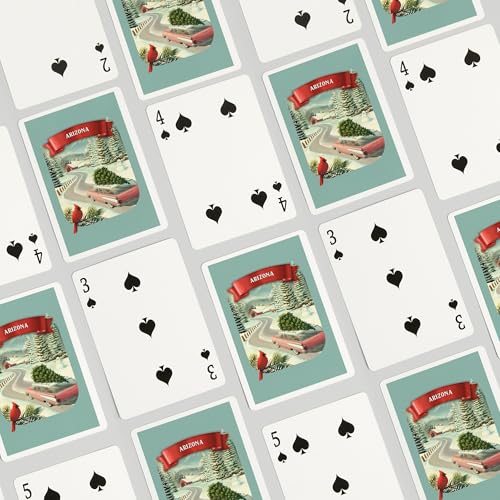 Baraja de Poker Arizona Lantern Press 52 cartas miniatura 4