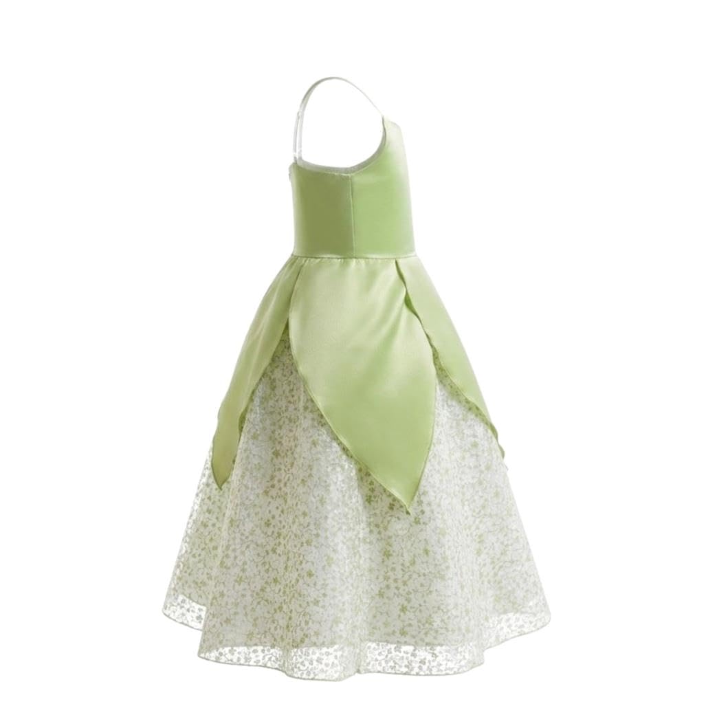 Lito Angels Mädchen Blüten-Kostümkleid mit Zubehör Grün 12-13 Jahre 158