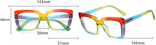 Miniatura 7 de ojo de gato Transición fotocrómico arco iris marco progresivo multienfoque gafas de lectura para mujeres gafas de sol cuadradas lectores