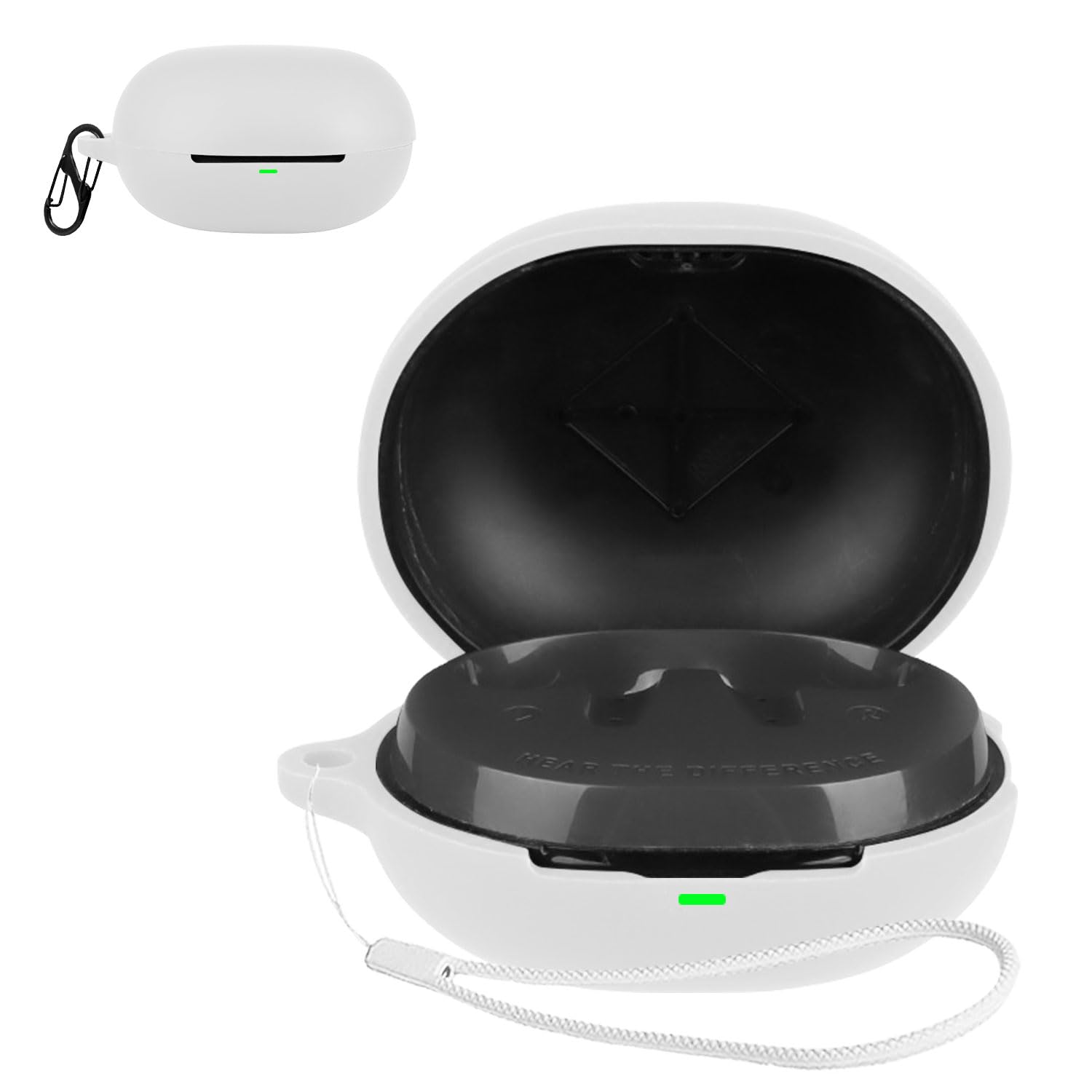 Amazon | For SOUNDPEATS C30 ケース [HVUYAL] 紛失防止用のフックを