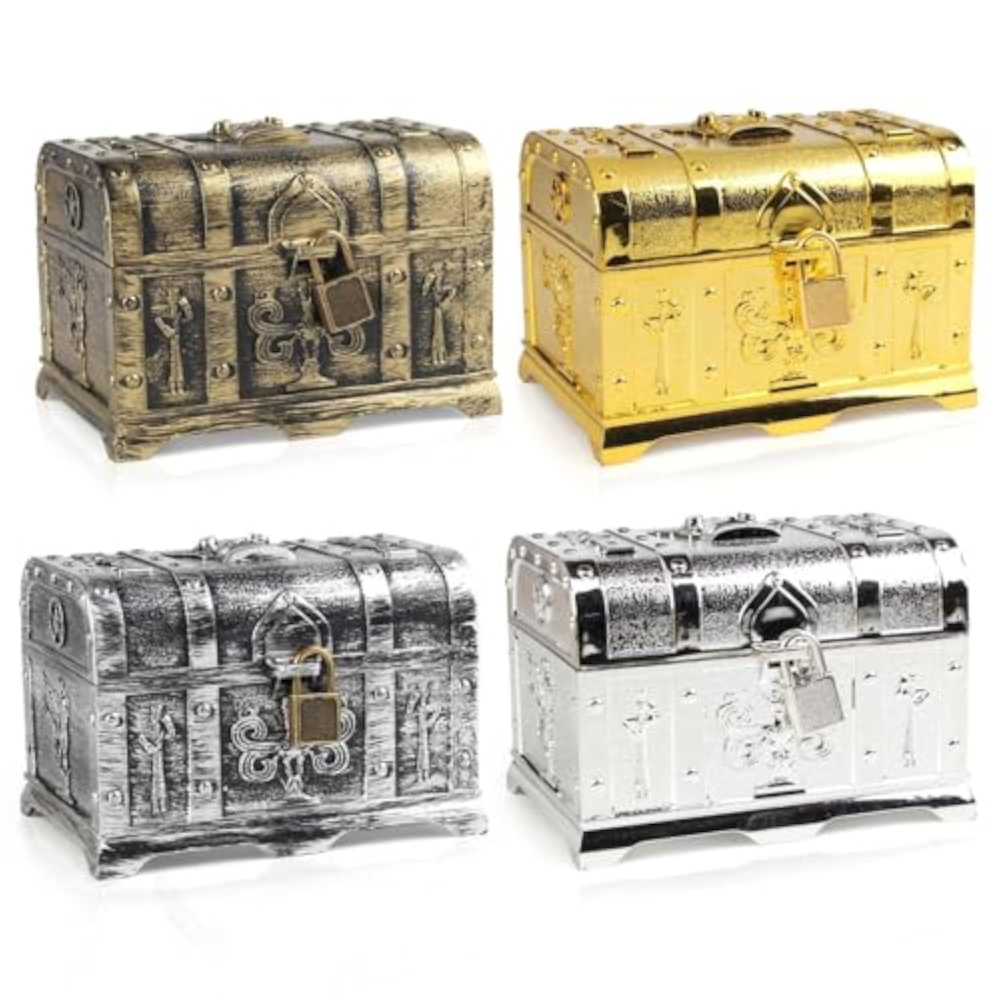 Antique Pirate Treasure Chest for Brooches and Bracelets