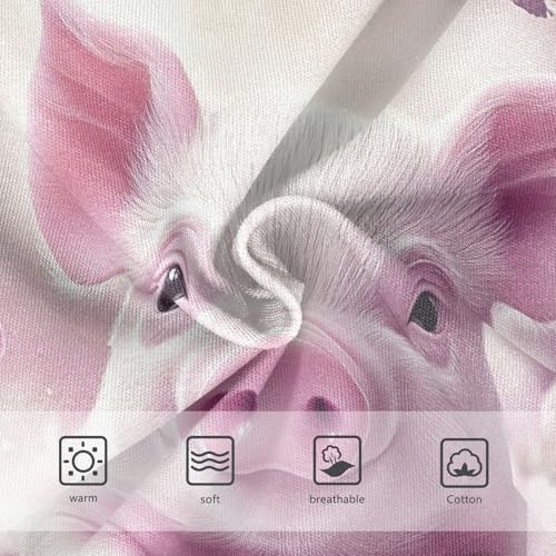 Cute Pug Pink Purple Flower Toddler Girls's Underwear 2T 202c02113