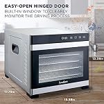 Ivation 6 Tray Food Dehydrator for Jerky, Herbs & Fruit - Image 2