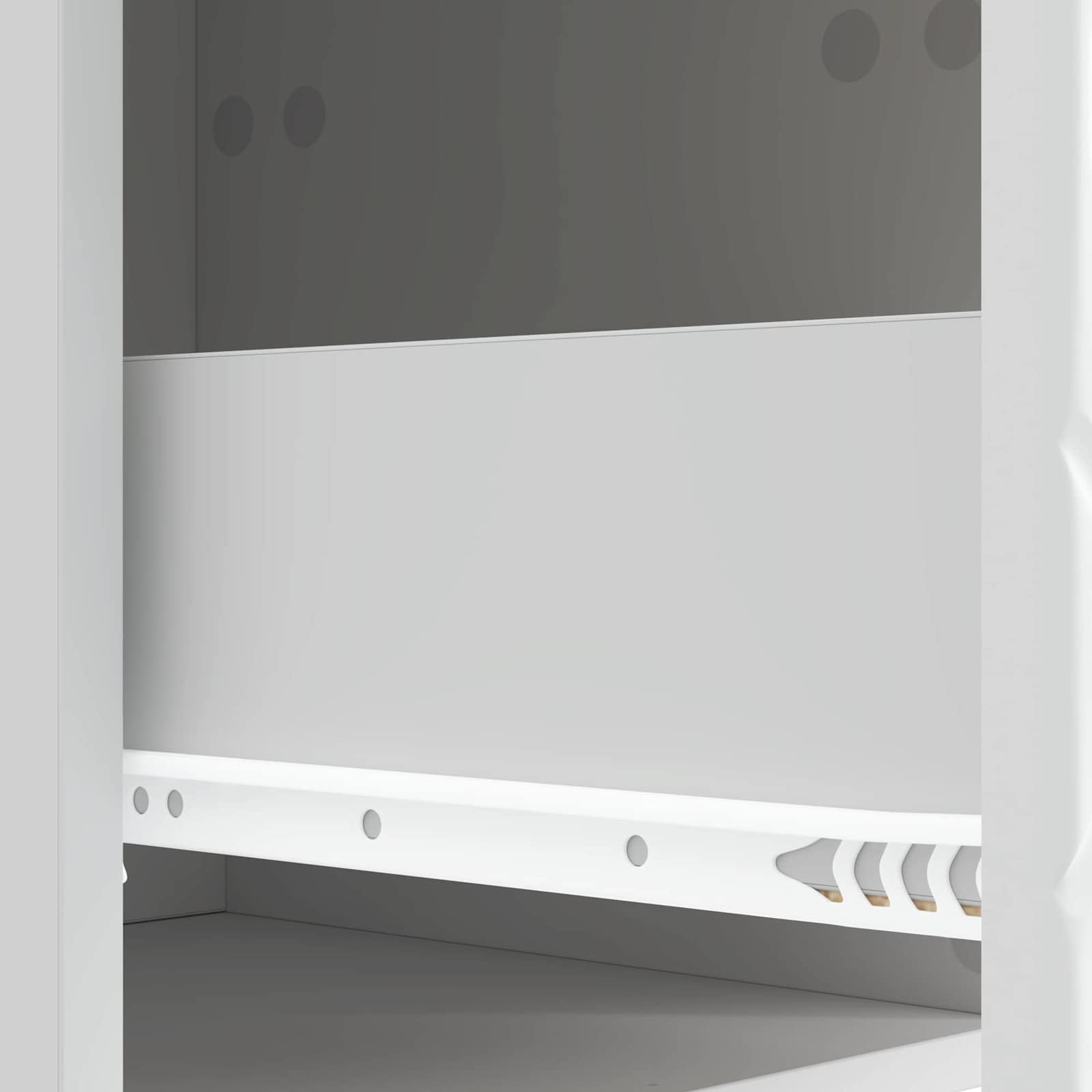 Tavolino da parete in legno bianco, 59 x 34,5 x 17 cm, con cassetto, per soggiorno, ufficio, corridoio, versatile come ripiano e organizer