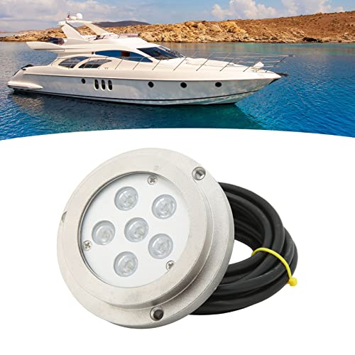 Tbest Boat Underwater Light, 3.8In Ship Yacht Parts 316 Stainl Steel Ip68 Waterproof Strong Ing for Ships Yachts Motorboats - Image 4