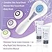 Satin Smooth Hydrasonic Dermal Cleansing Kit, Rechargeable Cleansing Facial and Body Brush