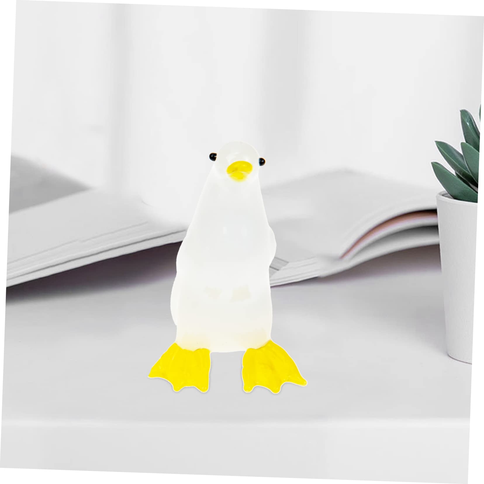 OUNONA 6stücke Kristall Tierfigur Schwan Und Ente Handgefertigte Miniatur Deko Für Tisch Und Garten Als Für Besondere Anlässe Hochwertige Dekoration Für Zuhause Und Veranstaltungen
