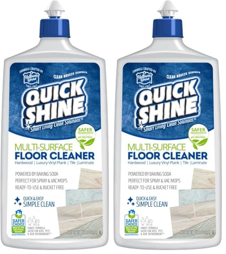 Quick Shine Multi Surface Floor Cleaner 27oz, 2 bottles
