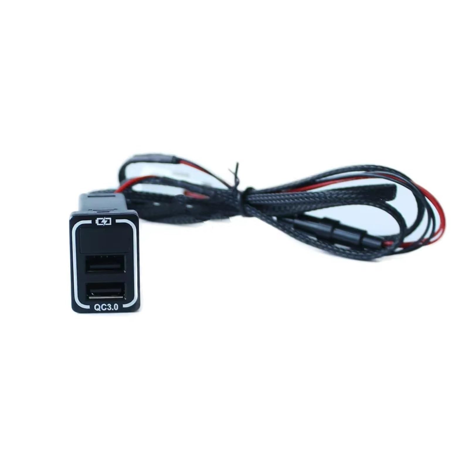 Prise USB Auxiliaire Compatible Avec Toyota Pour Prado Pour Camry Pour Prius Voiture Chargeur Rapide Double Adaptateur De Téléphone QC3.0 Prise USB