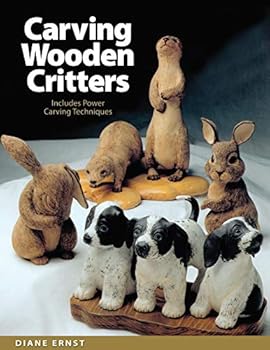 Paperback Carving Wooden Critters: Includes Power Carving Techniques Book