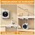 Kenuos Mini Tank Water Heater 2.5 Gallon Under Sink Instant Water Heater with LED Dsiplay,T&P Valve,3-Way Diverter,110V 120V Small Hot Water Heaters for Kitchen Apartment RV Bathroom Gray