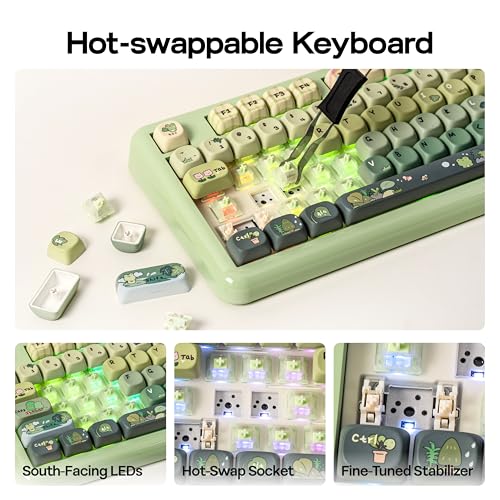 Image of KiiBoom Phantom98 Lite 96% Wireless Mechanical Gaming Keyboard, VIA Custom