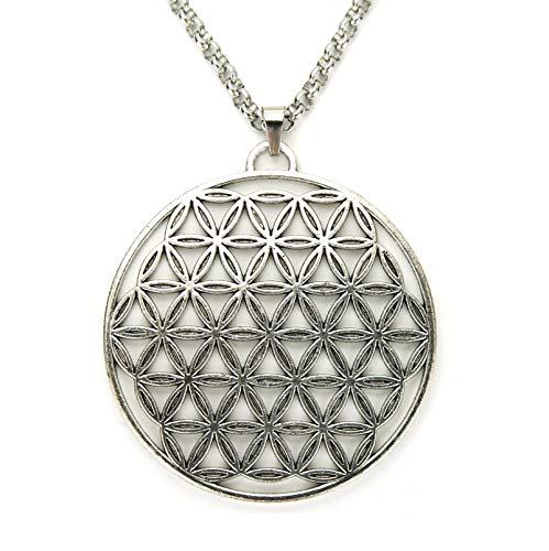 Large Flower of Life Necklace, 20